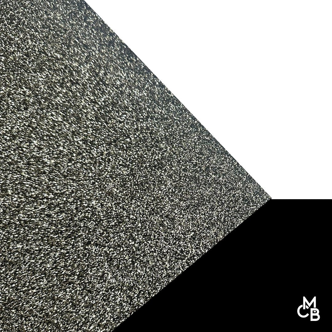 1/8" Gunmetal Gray Glitter Cast Acrylic Sheets - Acrylic Sheets